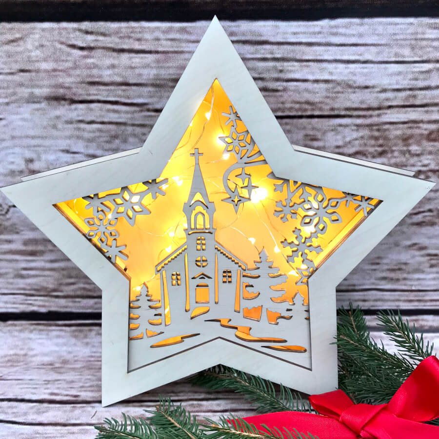 Świecąca gwiazda (mała)