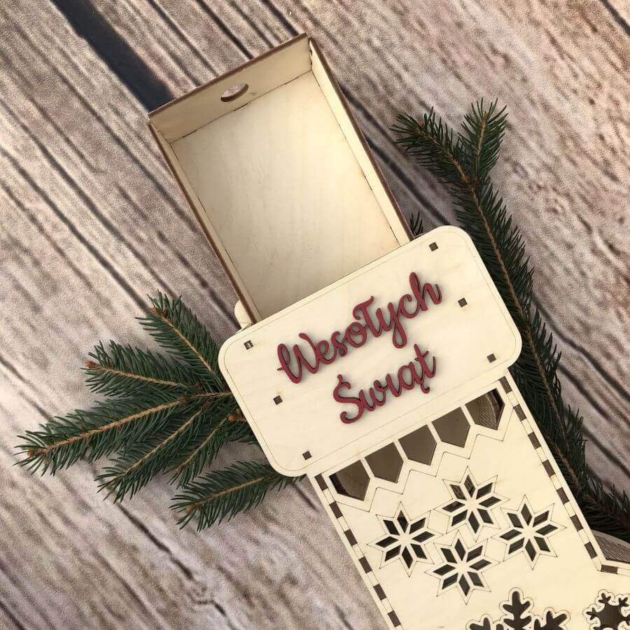 Świąteczna skarpeta na słodkości