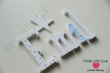 Literki 20cm - wzór MWL169