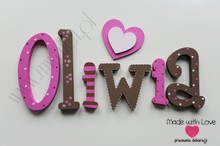 Literki 20cm - wzór MWL172